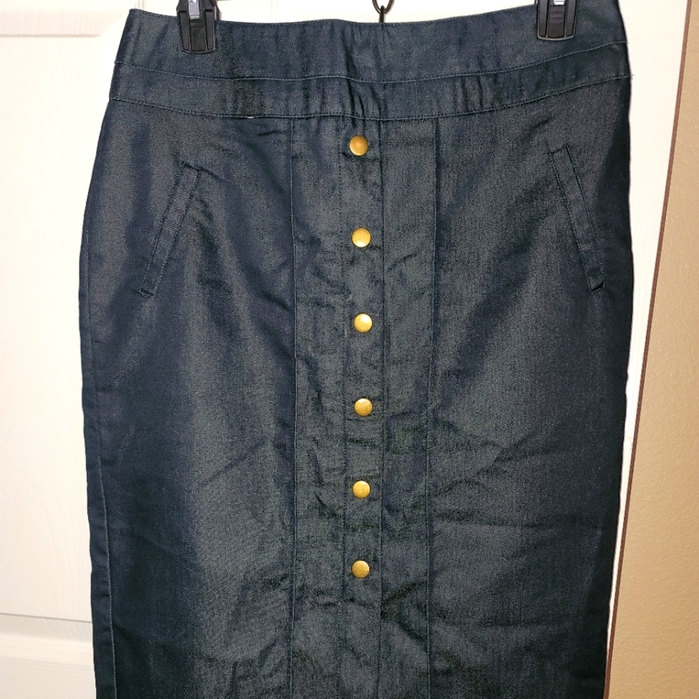 Worthington jean skirt